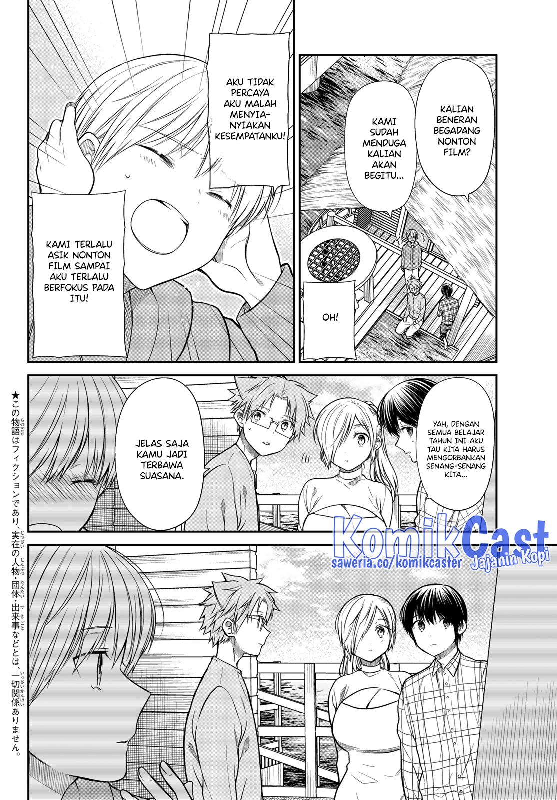 Danshi Koukousei wo Yashinaitai Onee-san no Hanashi Chapter 354 Bahasa Indonesia